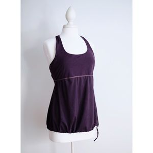 GapFit T-Back Tank Top with Shelf-Bra
